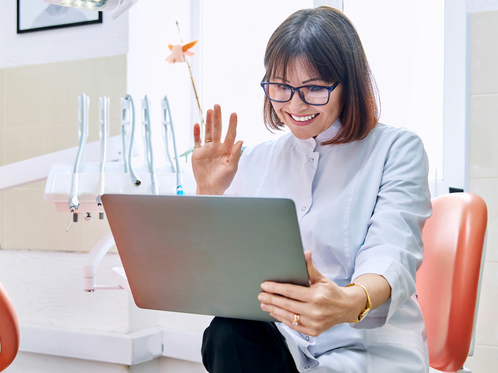 A virtual dental receptionist