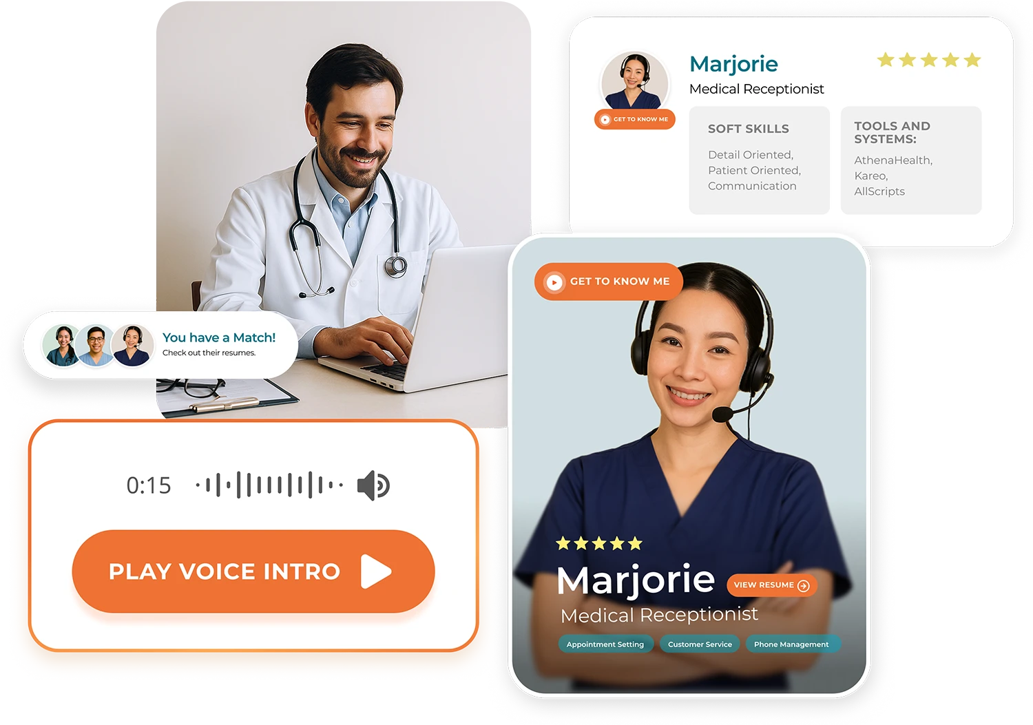 Virtual Medical Assistant Voice Sample for Dental Receptionist
